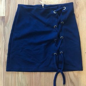Kensie navy skirt